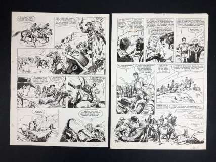 Rin Tin Tin e Rusty - Carlo R. Marcello - 2x tavole originali - EO | Catawiki