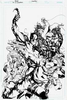 Mike McKone Andy Lanning - dc / wildstorm: dreamwar #1 cover (superman, batman, wonder woman) 2009