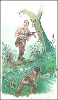 Marchal. Illustration originale Amazonie | BDEnchères