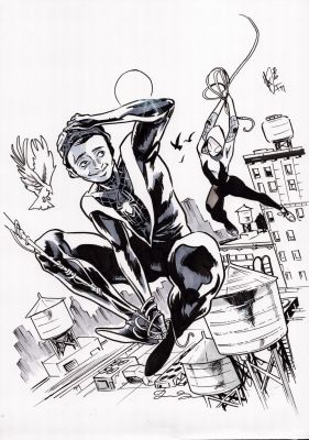 Miles and Spider-Gwen | Comix Art Studio