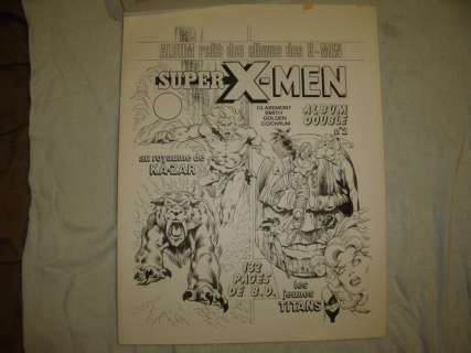 Jean-Yves Mitton | Album relié des X-Men N°2 | 2DGalleries