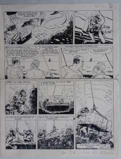 Attanasio, Dino - Originele pagina (p.21) - Bob Morane - La galère engloutie / De verzonken galei - (1994) | Catawiki