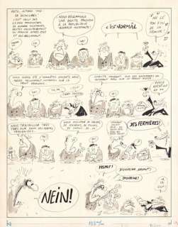 Lot 75 - Jean-Marc REISER (1941-1983) - Le gongres z‘amuze Encre de…