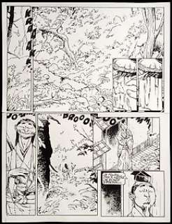 Marc Michetz - Planche originale (p.19) - Kogaratsu T.9 - La Stratégie des Phalènes | Catawiki