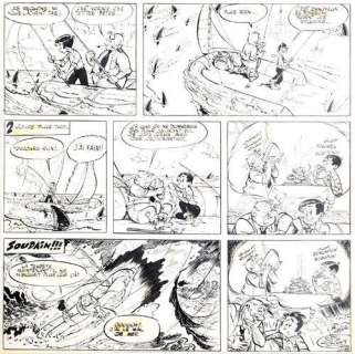 UDERZO & GOSCINNY - UDERZO & GOSCINNY LUC JUNIOR Planche originale Ã  l‘encre de Chine n°148,