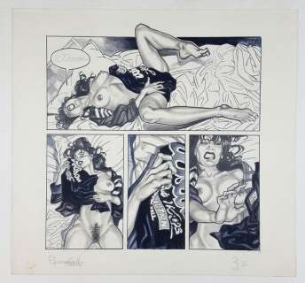 Giovanna Casotto - tav. origin. "Storie Erotiche" - Page volante | Catawiki