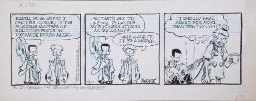 COMIC STRIP ART 1982 "KUDZU" BY DOUG MARLETTE (1949-2007) | misc / divers