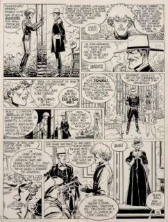 Giraud - Jim Cutlass mississippi river Encre de Chine pour la planche 55