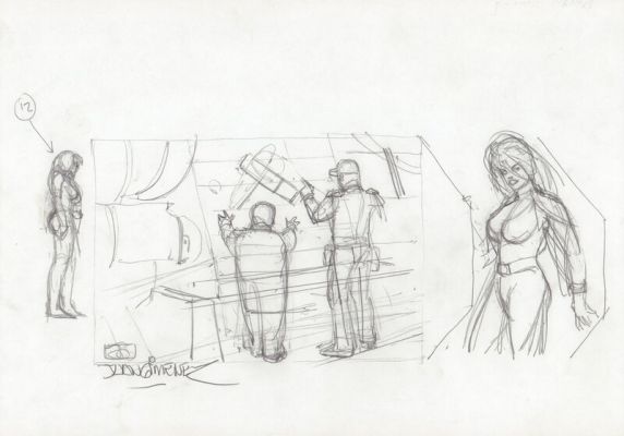 Juan Giménez | Étude 12 | 2DGalleries