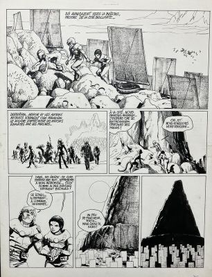 Grzegorz Rosinski, André-Paul Duchâteau (Scénariste) | HANS ET LA CITE BRILLANTE | 2DGalleries