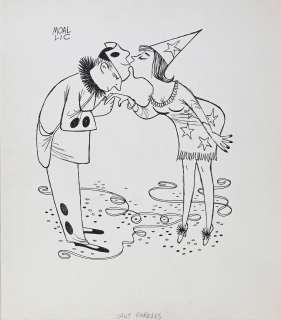 MOALLIC (Marc Jean... - Lot 222 - MOALLIC (Marc Jean Pierre Moallic, 1907) Le Baiser...