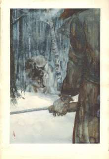 George Pratt - war idol end page issue #1 painted splash - signed