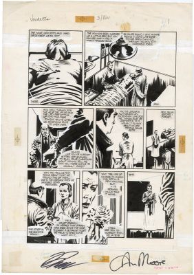 David Lloyd - Planche originale de V pour Vendetta - volume 3