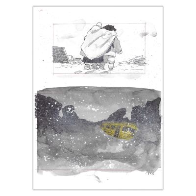 Anne Masse | Asphalte Sauvage - Planche originale 196 | Achetez de l’Art