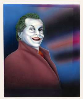 KENNER BATMAN: THE DARK KNIGHT COLLECTION (1990) JACK NICHOLSON AS THE JOKER CARDBACK PHOTOART. | Hake’s