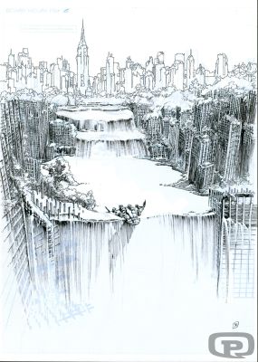 Olivier Vatine | Niourk Volume 2, Page 36 - Original Art by Olivier Vatine | Pulp’s Art