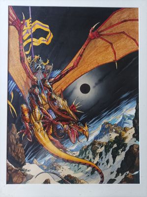 Ledroit Olivier | Chroniques de la lune noire, original couverture t2 | 2DGalleries