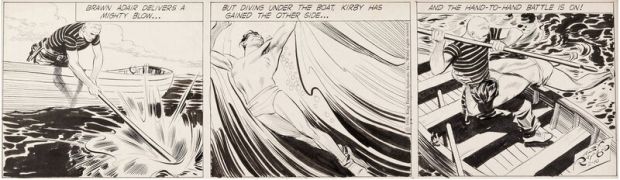 Alex Raymond | Rip Kirby Daily - 10.02.1956 | 2DGalleries
