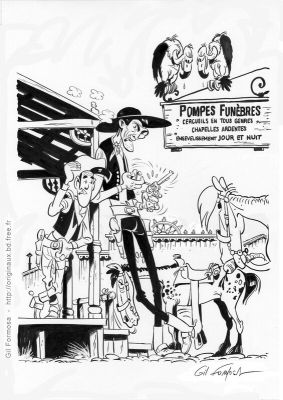 Gil Formosa, Morris (Concept) | Lucky LUKE & Phil DEFER | 2DGalleries