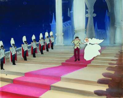 CINDERELLA PRODUCTION ANIMATION 2-CEL SETUP. | Hake’s