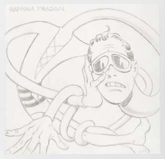 RAMONA FRADON ORIGINAL ART PENCIL SKETCH OF PLASTIC MAN. | Hake’s