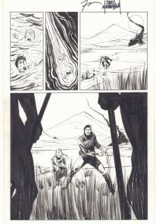 Chris Mooneyham - Five Ghosts #1 P.27 - Action Splash - 2013 Signed
