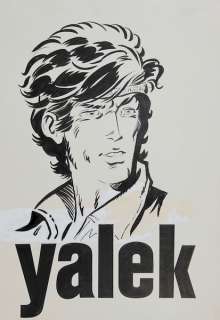 Denayer - Yalek, grande illustration Ã  l‘encre de Chine et …