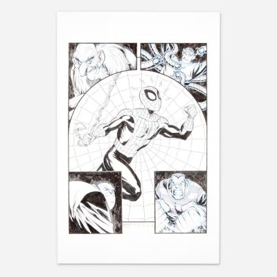 Lot 346 - Shawn McManus, Spider-Man Original Art Illustration (2023) | Landry Pop Auctions