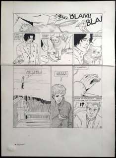 Renaud - Planche originale (p.31) - Jessica Blandy T.22 - Blue Harmonica | Catawiki