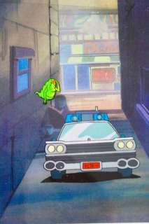 SLIMER-The Real Ghostbusters - Original Animation Production Cel + Echtheitszertifikat + - original - (1986/1991) | Catawiki