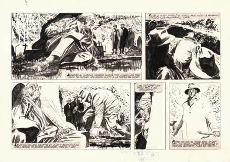 Alberto BRECCIA (1919-1993) - Lot 28 : Mort Cinder - Les yeux de plomb