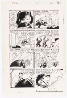 THE SHADOW #11 ORIGINAL ART PAGE BY KYLE BAKER. | Hake’s