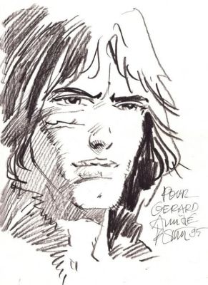 Rosinski. Dessin original dédicacé Thorgal | BDEnchères