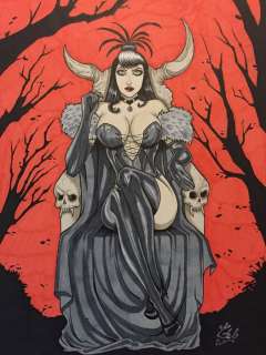 illustrazione originale - Vampire Queen | Catawiki