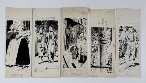 Di Marco Angelo Ensemble... | DI MARCO Angelo Ensemble de cinq illustrations publiées... | Vermot et Associés