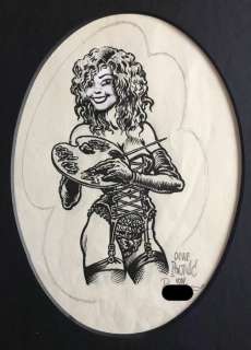 Pontiac, Peter - Originele pin-up tekening uit vroege jaren ’70 - Gepubliceerd | Catawiki