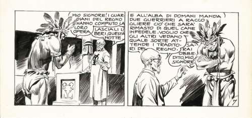 Tex s. Gila  - Galep - striscia originale "Il Folle Vindex" - (1957) | Catawiki