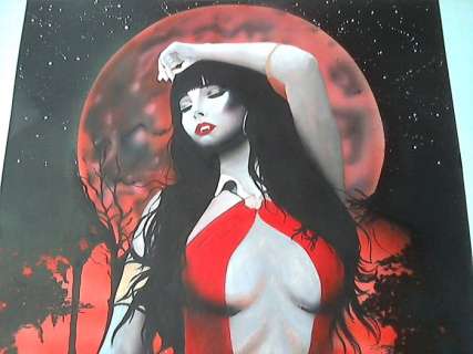 Septiembre, Diego - Original painting in colour (acryl) - Vampirella - 50th Anniversary - (2019) | Catawiki