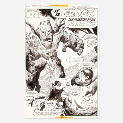 Lot 136 - Sal Buscema and Jack Abel, Incredible Hulk Annual #5 Story Page 22 Original Art (Marvel Comics, 1976) | Landry Pop Auctions