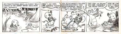Pogo - Walt Kelly - 62.) Pogo daily strip Here is an…