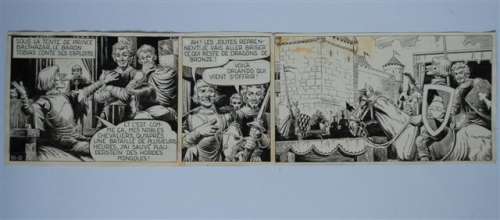 PIET WIJN: Originele strook Aram. | Zwiggelaar Auctions