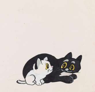 Julitta Karwowska-Wnuczak (1935) | Julitta Karwowska-Wnuczak | "Przygody kota Filemona", ilustracja książkowa, 1977 | Desa Unicum