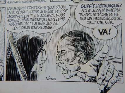 Mitton, Jean-Yves - Originele pagina - Vae Victis! T12 - Adua, een wolvin huilt in Avaricum - (2003) | Catawiki