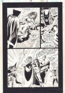 Michael Bair, Stephen Sadowski - jsa #13 p. 15 - extant, doctor fate, wonder woman, sentinel, and hawkgirl - 2000