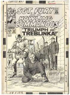 Dick Ayers - Sgt. Fury #52 Cover (Signed)(Large Art)