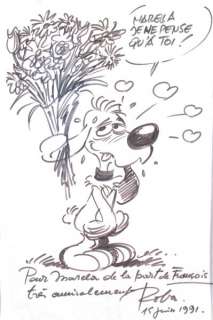 Roba | Boule et Bill, illustration au feutre représentan… | Banque Dessinée