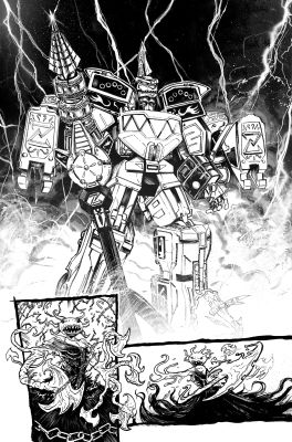 Gavin Smith | Gavin Smith - Mighty Morphin Power Rangers: Zord Quest #1, Page 36 | Modern Mythology Comic Art
