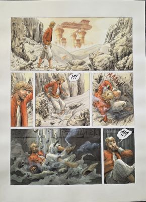 Hulet , Daniel - planche originale - Le décalogue , les Fleury-Nadal | Galerie des bulles