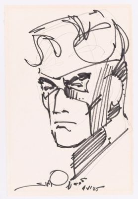 PRIMO: Walt SIMONSON original art MANHUNTER 6x9 drawing DC comics | eBay US (Buy It Now)