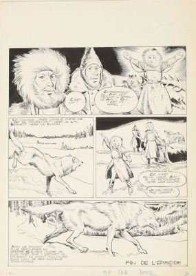 Eduardo Coelho (1919-2005) | Lot 150 : Ragnar le Viking – 11 strips originaux circa 1960 Encre sur papiers | Fauve Paris